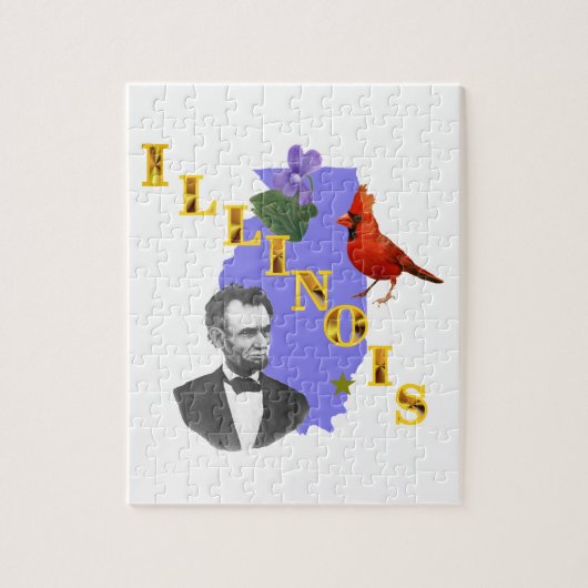 Grootte Illinois Puzzle (2) Legpuzzel (Verticaal)