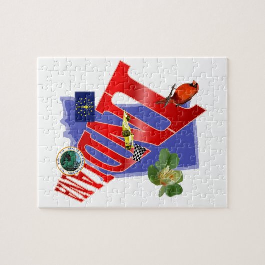 Grootte Indiana Puzzle (2) Legpuzzel (Horizontaal)