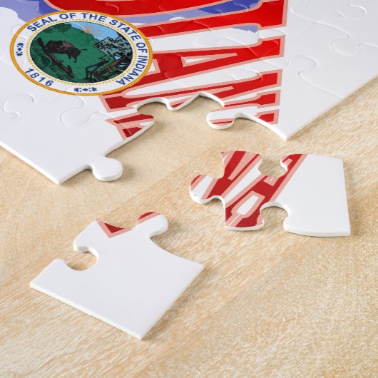 Grootte Indiana Puzzle (2) Legpuzzel (Zijkant)