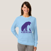 Grootte is belangrijk t-shirt (Voorkant volledig)