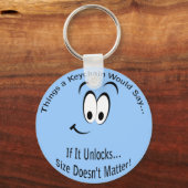 Grootte is niet van belang voor LT-Sleutelhanger Sleutelhanger (Voorkant)