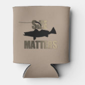 Grootte is schamel voor de visserij-forel blikjeskoeler (Voorkant)