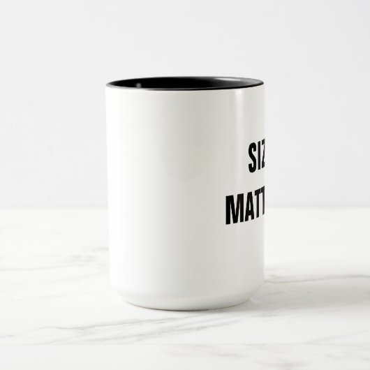 Grootte is van te grote koffiegrootte Mok (Midden)