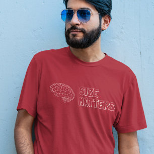 Grootte komt overeen met academische kennis t-shirt