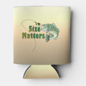 Grootte komt overeen met donkere Funny Vist Blikjeskoeler (Voorkant)