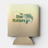 Grootte komt overeen met donkere Funny Vist Blikjeskoeler (Achterkant)