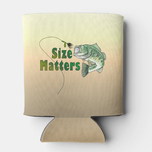 Grootte komt overeen met donkere Funny Vist Blikjeskoeler (Achterkant)