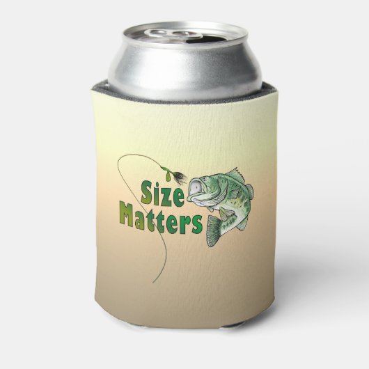 Grootte komt overeen met donkere Funny Vist Blikjeskoeler (Blikje Achterkant)