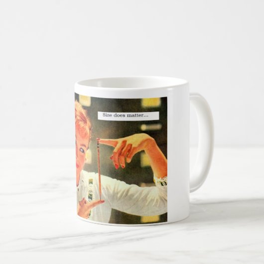 Grootte maakt Mok belangrijk (Voorkant rechts)