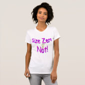 Grootte nul - Niet T-shirt (Voorkant volledig)