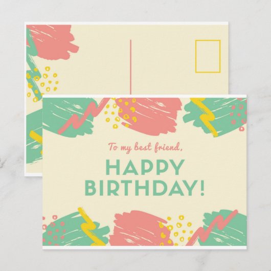 Grootte postkaart: standaard, 3.5 briefkaart (Voorkant / Achterkant)