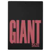 Grootte reuzengrootte klembord (Achterkant)