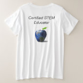 Grootte T-Shirt Plus voor vrouwen (Design achterkant)