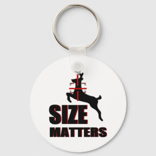 Grootte telt. Deer Hunting Sleutelhanger