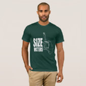 Grootte telt t-shirt (Voorkant volledig)