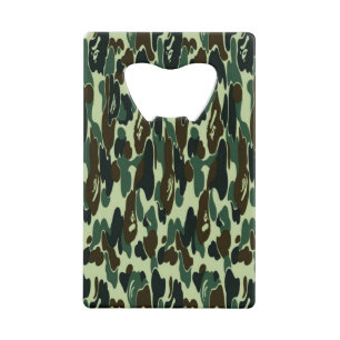 Grootte van Camouflage Bottle Open Credit Kaart Creditkaart Flessenopener