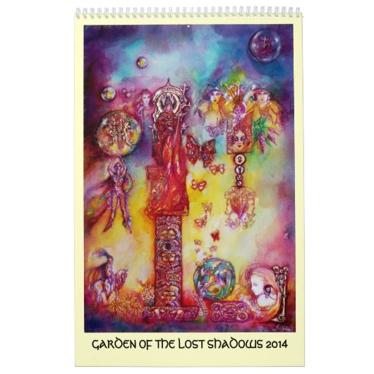 GROOTTE VAN DE VERLIEST SCHADOWS FAERY EN BUTTERFL KALENDER (Hoes)