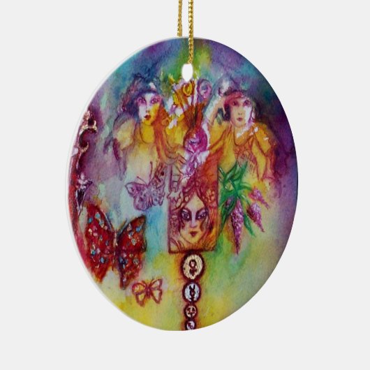 GROOTTE VAN HET VERLORENDE SCHADOWS- BUTTERFLY PLA KERAMISCH ORNAMENT (Rechts)