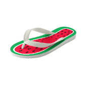 Grootte van kinderen Funny Watermelon Slice Kijk Kinder Teenslippers (Schuin)