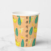 Grootte van papierkoppen voor bananenafdrukken papieren bekers (Rechts)