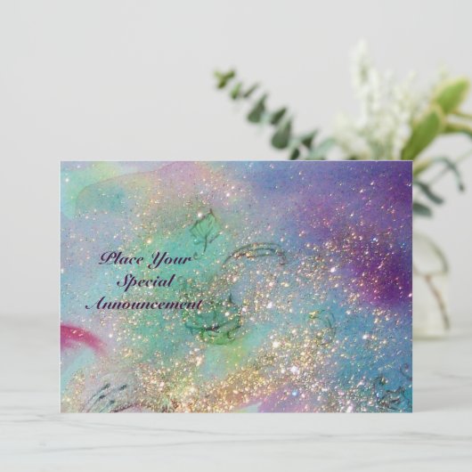 GROOTTE VAN VERLIES SCHADOWS FAIRIES EN BUTTERFLIE AANKONDIGING (Staand voorkant)