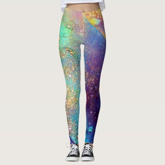 GROOTTE VAN VERLIES SCHADOWS, MAGISCHE BUTTERFLY P LEGGINGS (Voorkant)