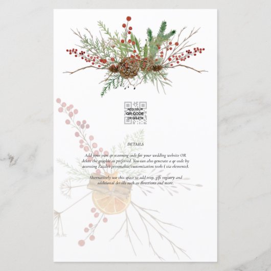 Grootte voor gebruik als een evite (Achterkant)