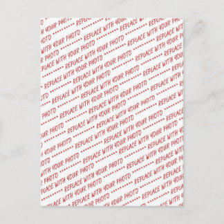 Groottespecifiek 8x10-fotosjabloon briefkaart