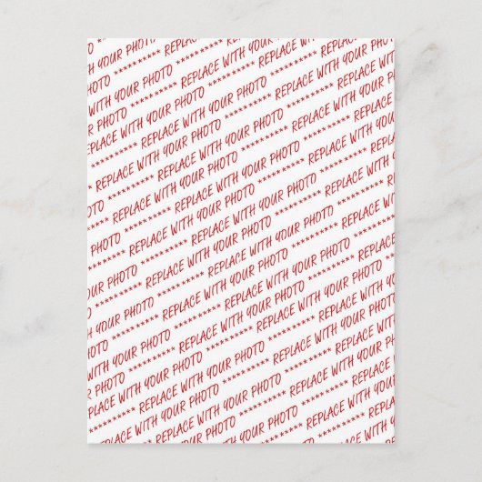 Groottespecifiek 8x10-fotosjabloon briefkaart (Voorkant)