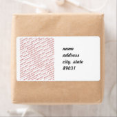 Groottespecifiek 8x10-fotosjabloon etiket (Insitu)