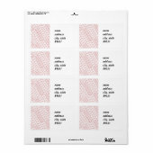 Groottespecifiek 8x10-fotosjabloon etiket (Full Sheet)