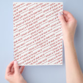 Groottespecifiek 8x10-fotosjabloon flyer (Hand)