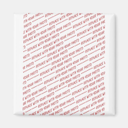 Groottespecifiek 8x10-fotosjabloon magneet (Voorkant)