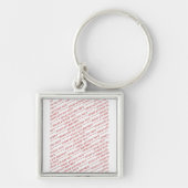 Groottespecifiek 8x10-fotosjabloon sleutelhanger (Voorkant)