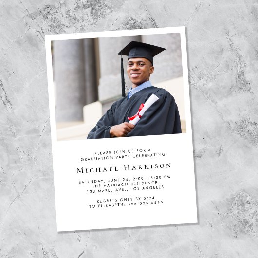 Groottypefotograaf Folie Uitnodiging