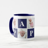 Grootvader 5 Foto Collage Papa Mok (Voorkant links)