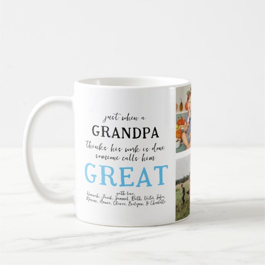 Grootvader | 6 Fotofamilie Koffiemok (Links)