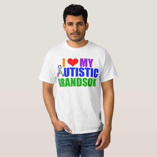 Grootvader Autistic T-shirt (Voorkant volledig)