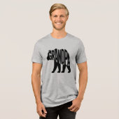 Grootvader Beer  Tri-Blend Shirt (Voorkant volledig)