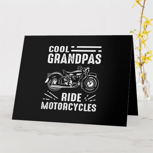 Grootvader Biker Kaart (Gele Bloem)