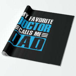 Grootvader citeert mijn favoriete dokter noemt me  cadeaupapier