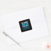 Grootvader citeert mijn favoriete dokter noemt me vierkante sticker (Envelop)
