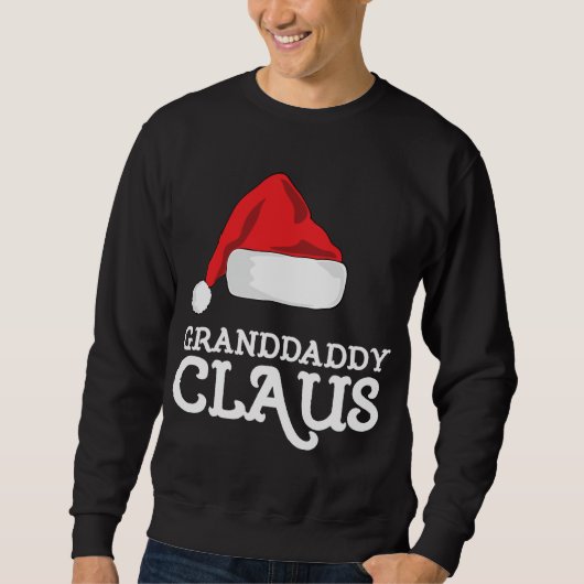 Grootvader Claus Kerstmis Familie Groep Matching P Trui (Voorkant)