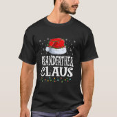 Grootvader Claus Kerstverlichting Kerstman Hoed Fa T-shirt (Voorkant)