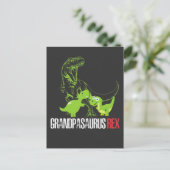 Grootvader Dinosaur Opa Dino Klein kind Briefkaart (Staand voorkant)