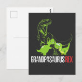 Grootvader Dinosaur Opa Dino Klein kind Briefkaart (Voorkant / Achterkant)