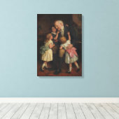 Grootvader (door Joseph Clark) Canvas Afdruk (Insitu (Houten vloer))