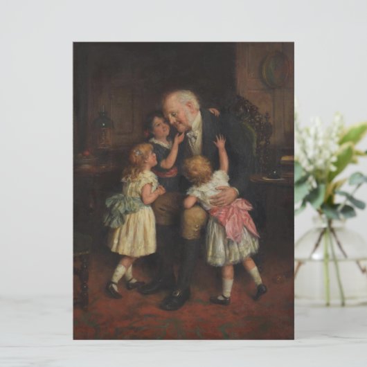 Grootvader (door Joseph Clark) Kaart (Staand voorkant)