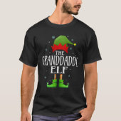 Grootvader Elf Xmas Matching Family Group Christma T-shirt (Voorkant)