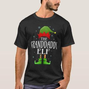 Grootvader Elf Xmas Matching Family Group Christma T-shirt